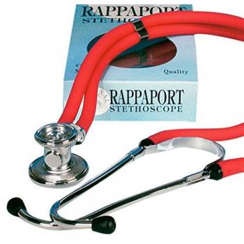 Rappaport Stethoskop mit Gummi-Doppelschlauch