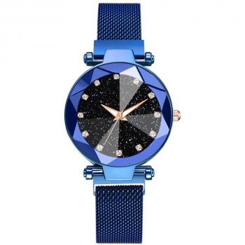 Quartz Wrist Watch for Women with 3D Glass Dial