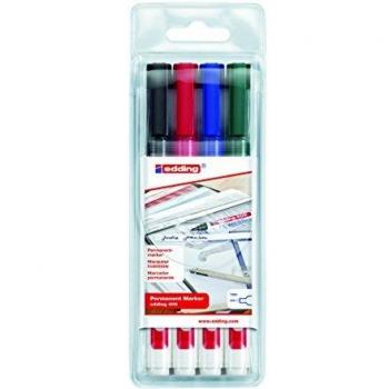 EDDING, 4-400-4, e-400/4 S Prof. permanent marker set