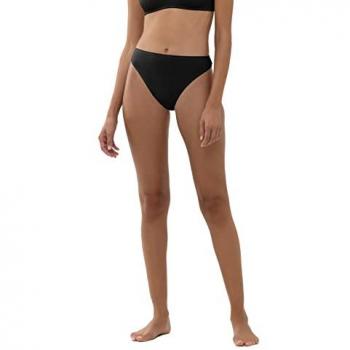 Jazz-Pants Slips MEY PURE SENSE, Damen, Gr. XXS (XS), schwarz, Feinripp, Obermaterial: 50% Viskose, 46% Polyamid, 4% Elasthan, unifarben, normal, Unterhosen, mit hohem Taillensitz