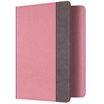 Fintie Kunstleder Reisepasshülle – RFID‑Blocker, Jeansstil, Rosa