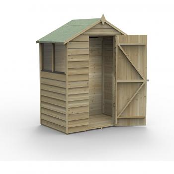 Forest Garden 5 x 3ft Apex Overlap Shed with Assembly