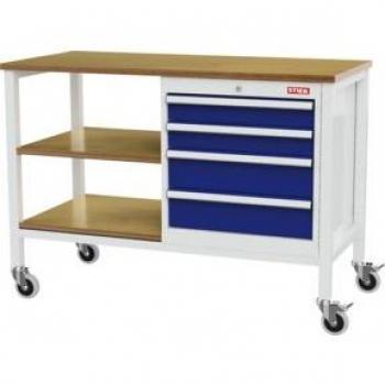 Station de Travail STIER – Gris Clair/Blue – 960 mm