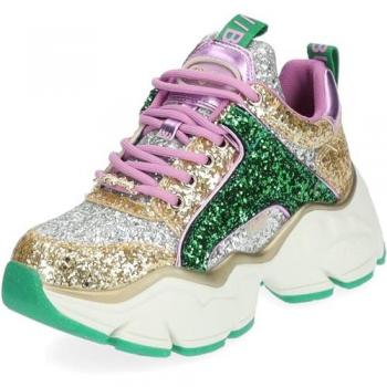 Buffalo Binary Glam 1636058/1 Mehrfarbig Gold/Green/Rose