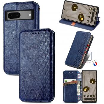 Wallet Flip Étui Bleu – Housse de Protection Pixel 7a