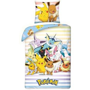 Literie Pokémon Évoli et ses amis 140 x 200 cm