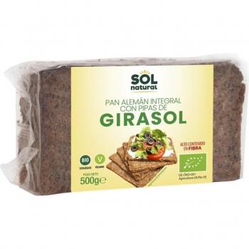 Pan Alemán de Centeno con Pipas de Girasol Bio 500g Solnatural