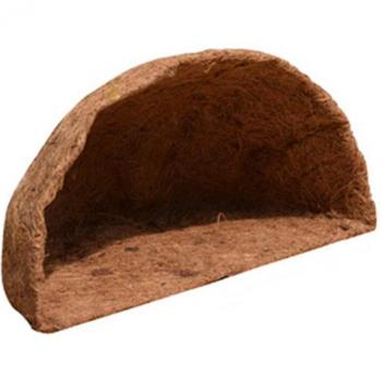 Colgante de Jardín Cesta Medio Redonda, 2 uds, Fibra de Coco