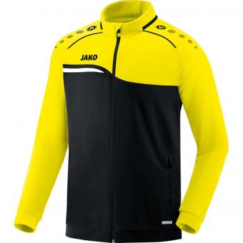 JAKO Herrenjacke Competition 2.0, schwarz/Neongelb, 3XL