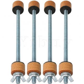 Herramienta de Instalación de Pegamento para Luthier, Abrazadera de Violonchelo, 220x25mm, Juego de 4