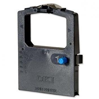 Inkadoo, Beschriftungsband, OKI 09002316 Nylonband schwarz 5.000.000 Zeichen Schwarz OKI ML 590 591 (Schwarz)