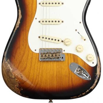 Fender 1957 Stratocaster Heavy Relic Aged 2‑Color Sunburst 1‑Piece