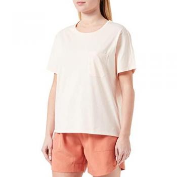 Haut de pyjama t-shirt beige en coton avec poche Triumph Mix & Match