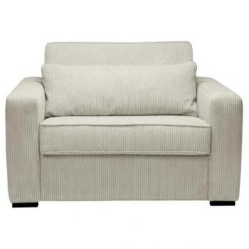 Vente‑Unique Beistellbett 100 cm – Cordbeige Schlafsessel