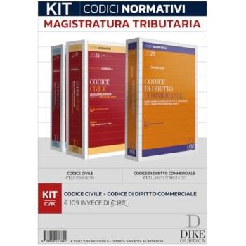 Kit codici normativi per il concorso in magistratura tributaria