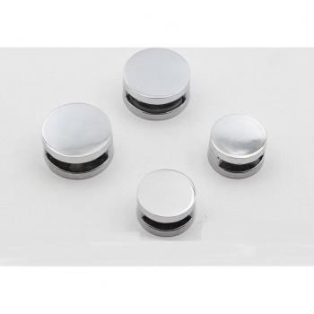 Zinc Frameless Mirror Clip Clamp 4Pcs Wall Mount Chrome Finish