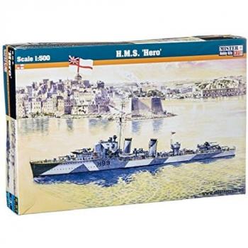 Kit de maquette HMS Hero 1/500 Master CRAFT