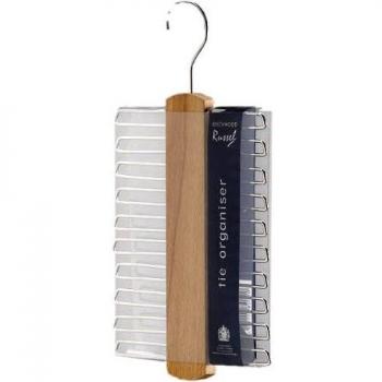 Scarf & Tie Storage Rack – 4/20/24 Chrome Bar Wooden Hanger