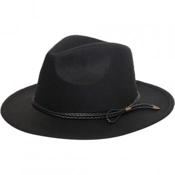 Cinta Negra Sombrero de Paja
