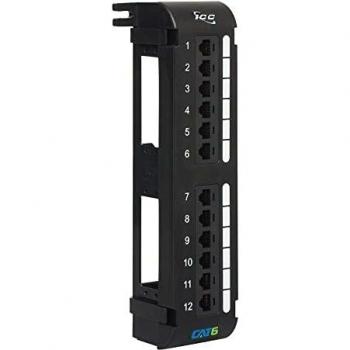 ICC ICMPP12 V60 Bay Connectors – Connections (RJ-45, Black)