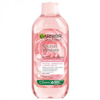 Garnier SkinActive Biphase Micellaire Eau de Rose – Nettoie et Ravive 400 ml