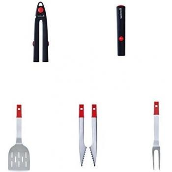 Set d'ustensiles Barbecook MyClick Noir