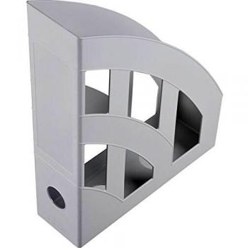 Estuche archivador Helit A4-C4 en tono gris claro