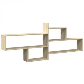 167.5x18x68 cm Sonoma Oak Wall Shelf Engineered Wood