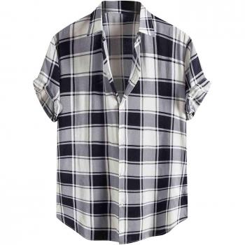 Camisa de Verano con Botones y Estampado