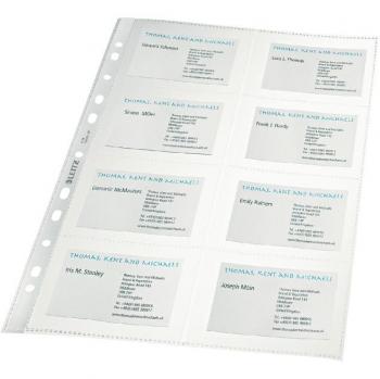 Leitz Visitenkarten Aufbewahrung A4 10er Pack