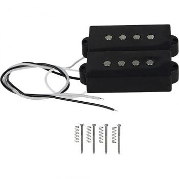 Pickup Humbucker Negro para Bajo de 4 Cuerdas
