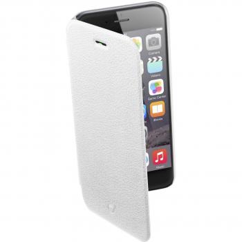 Custodia in Stile Libro con Texture Pelle – iPhone 6 Bianco