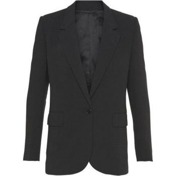 LASCANA Longblazer für Damen, chic und schwarz, Gr. 38