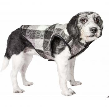 X‑Small Black Boxer Insulated Jacket by Pet Life – Classic Pattern