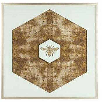 ADDA HOME Cuadro Hexagono Centro C/ Marco 100x5x100 Cm