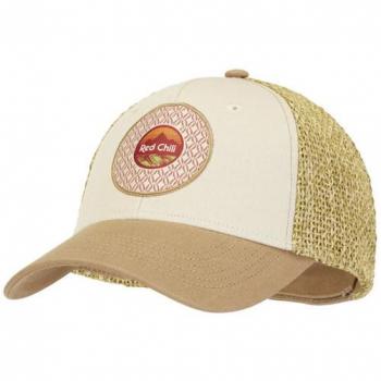 Gorra Beige con Estilo Sooke y Chile Rojo