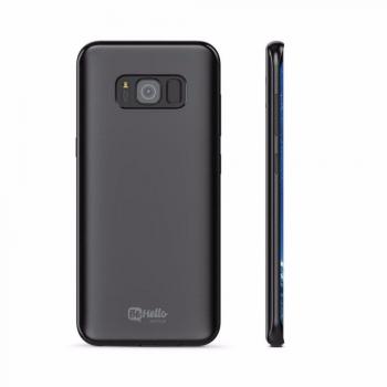 Schwarzer BeHello Gel-Hüllenfall für Samsung Galaxy S8