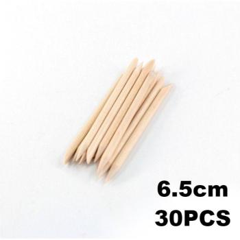 Set de Palitos de Madera Naranja para