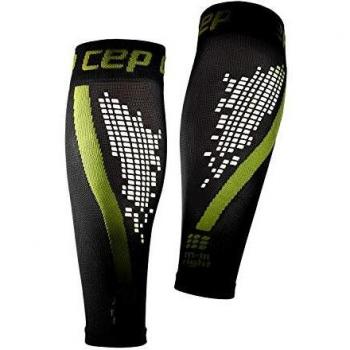 Manches de compression réfléchissantes CEP pour homme, vert, taille V