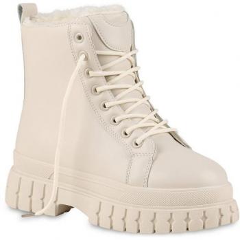 Leah Stivali Van Hill Beige a Strappa