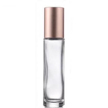 **Aroma Dorado: Contenedor de Aceite Esencial en Vidrio con Accesorio Rollerball