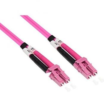 Patchkabel LWL Duplex OM4 (Multimode, 50/125) LC/LC, 10m