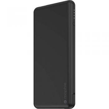 Mophie Powerstation Plus 12000 mAh Powerbank, USB-A und USB-C, Schwarz