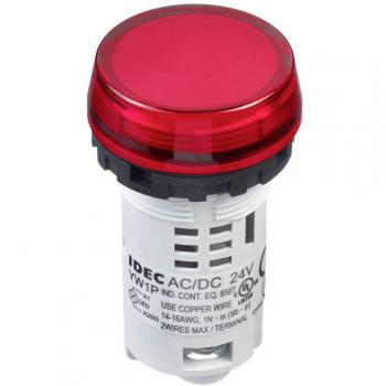 Signal lumineux Idec 24 V AC/DC blanc et rouge 1 pièce