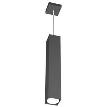 Sospensione Elegante Plate 50Cm Grigio Antracite