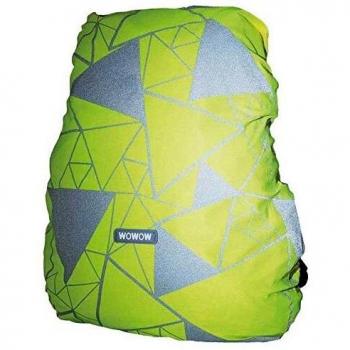 WOWOW Reflektierende Rucksackhülle Urban Gelb/Silber