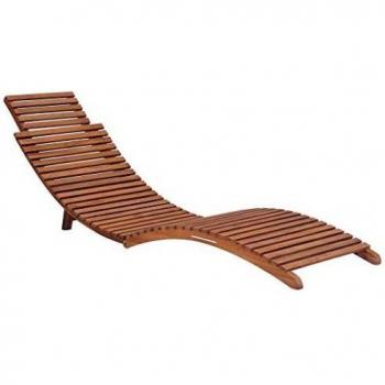 Massivholz Teak Sonnenliege klappbar