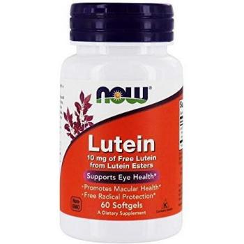 Luteína 10 mg 60 Cápsulas de Now Foods