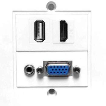 Wall Box con HDMI, USB e VGA