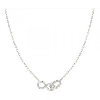 Nomination Infinity Necklace with CZ Stones in 925 Sterling Silver